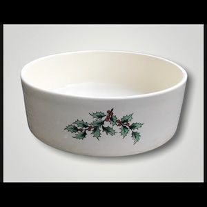 Vintage Spode Christmas Tree Round Candy Dish / 5" wide / No Lid / Free Shipping